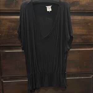 CAbi Black V-Neck Blouse